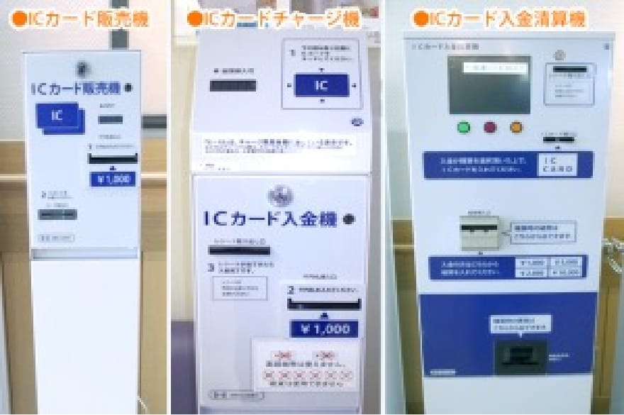 ICカード自動販売機/チャージ機/精算機